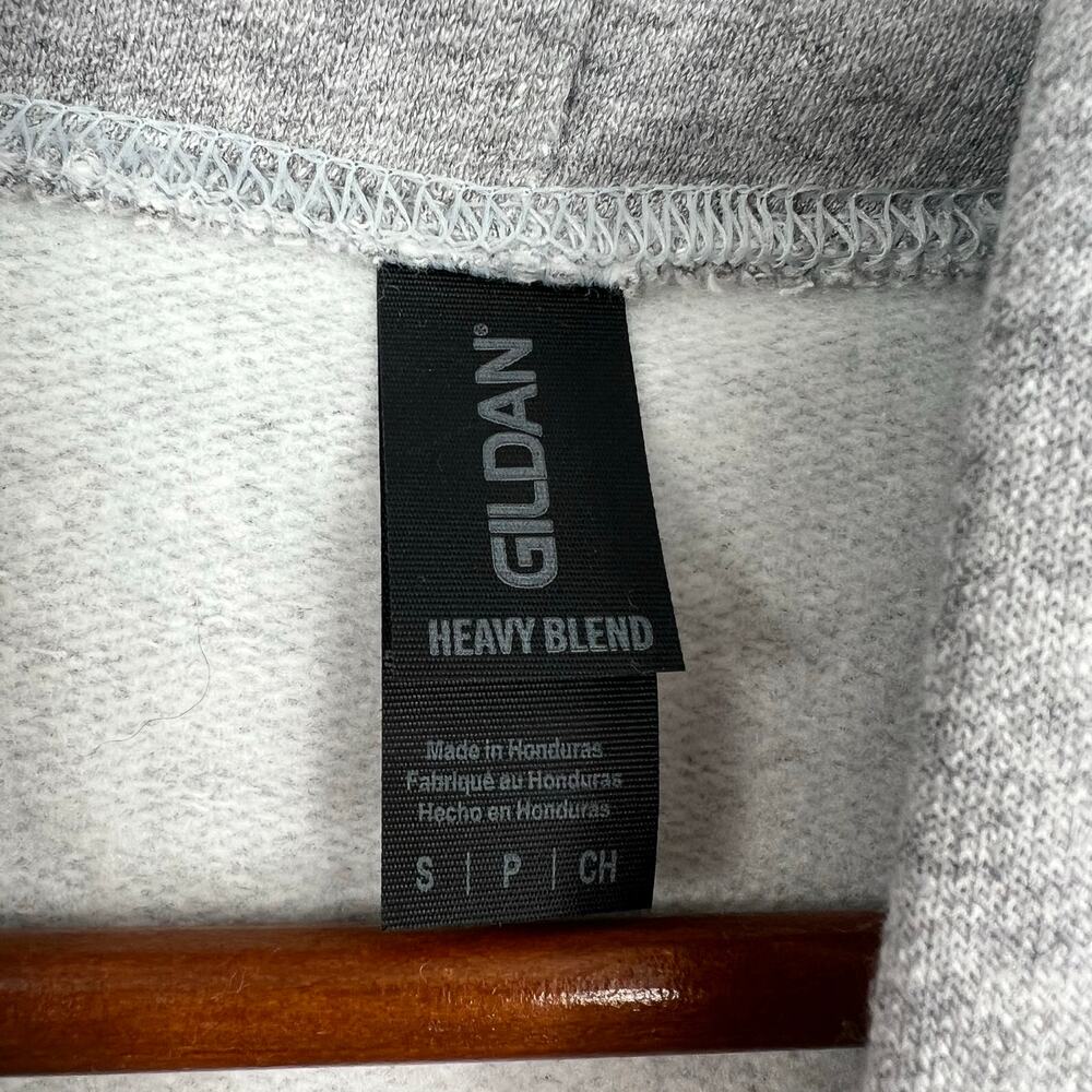 Gildan I Smell Snow Stars Hollow gray hoodie Gilmore Girls fan gear Luke's small - Picture 4 of 5